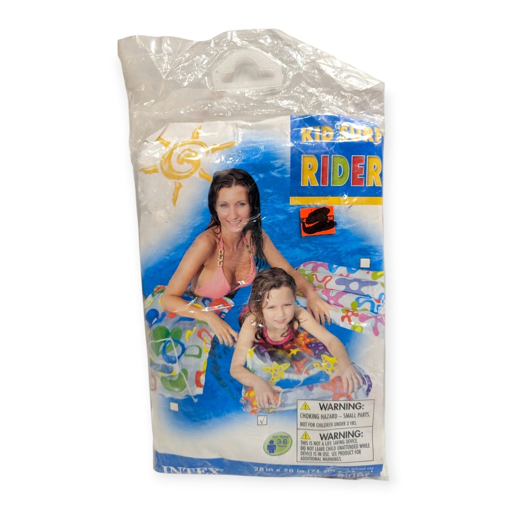 Intex Kid Surf Rider Inflatable Pool Float Starfish Pattern 59160EP Ages 3-6 NEW